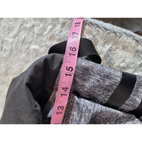 Adidas Laptop Backpack Gray Black School Travel Bookbag Multiple Pockets EUC - Picture 8 of 8